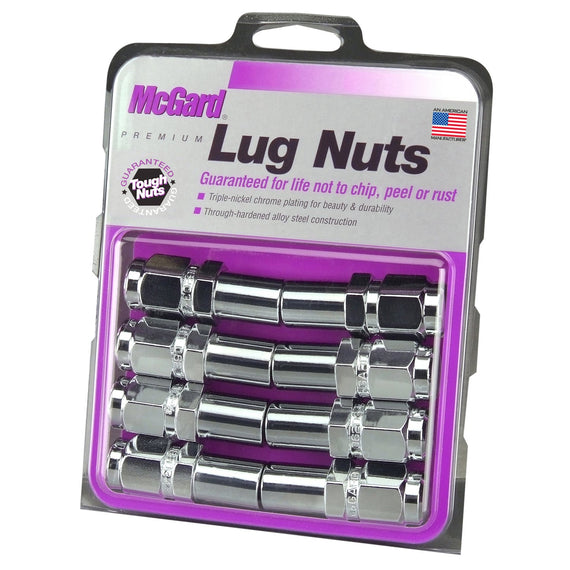 McGard HEX LUG NUT 8pk 1/2-20 DUPLEX LONG 1.0