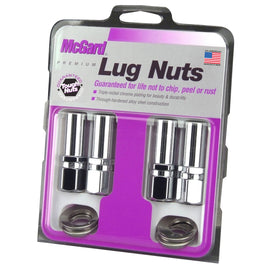 McGard HEX LUG NUT 4pk 1/2-20 OFFSET WASHER, X-LONG 1.365" SHK DRAG RACING, 13/16 HEX, 2.475"OAL-CHROME 63000