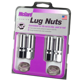 McGard HEX LUG NUT 4pk 7/16-20 CTR.WASHER, X-LONG 1.365" SHK DRAG RACING, 13/16 HEX, 2.475"OAL-CHROME 63001