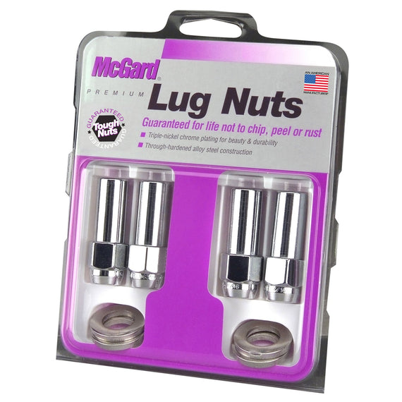 McGard HEX LUG NUT 4pk 1/2-20 CTR WASHER X-LONG 1.365