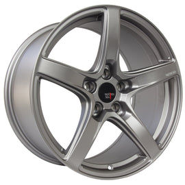 Option Lab R555 18x9.5 5x100 +38 cb73.1 Noble Grey Wheel/Rim L55-89580-38-MGM