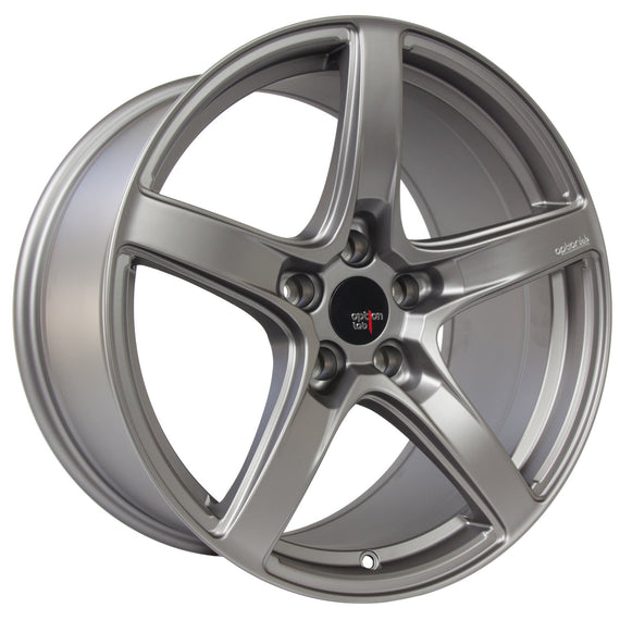 Option Lab R555 18x8.5 5x108 +40 cb63.4 Noble Grey Wheel/Rim L55-88551-40-MGM