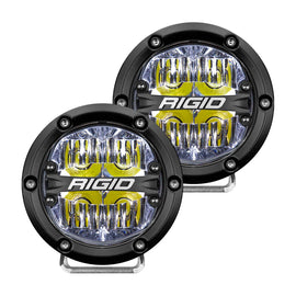 Rigid Industries 360-Series 4in LED Off-Road Drive Beam - White Backlight (Pair) 36117