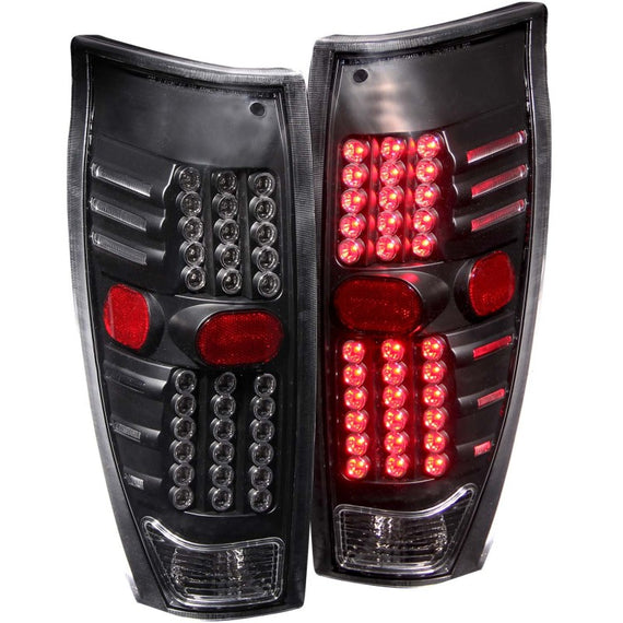 ANZO 2002-2006 Chevrolet Avalanche LED Taillights Black 311115