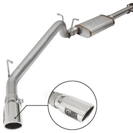 aFe MACH Force-Xp 3.0in 304 SS Cat-Back Exhaust w/ Polished Tip 17-18 GM Colorado/Canyon 49-44097-P