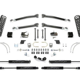 Fabtech 5" Trail System w/ Stealth Shocks For 07-18 Wrangler Unl JKU 4DR K4070M K4070M