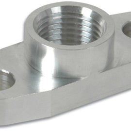 Vibrant Billet Alum Oil Drain Flange for GT32 GT37 GT40 GT42 GT45R and GT55R Turbos tapped 1/2in NPT 2853