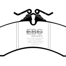 EBC 05-06 Dodge Sprinter 2500 285mm Rotor with Bosch Rear Greenstuff Front Brake Pads DP61054