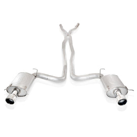 Stainless Works 2004-07 Cadillac CTS-V 3in Exhaust X-Pipe Chambered Mufflers High-Flow Cats 4in Tips CTSVEHX