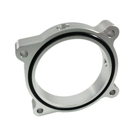 Torque Solution Throttle Body Spacer (Silver): Ford Mustang GT 5.0L 2011-2016 TS-TBS-032