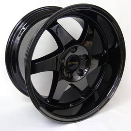 RYVER SAWBLADES 17X9 +20 5X114.3 BLACK CHROME Rim / Wheel