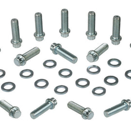 Moroso Chevrolet Big Block Intake Manifold Bolt Kit - 3/8in-16 x 1.25in - Set of 12 38410