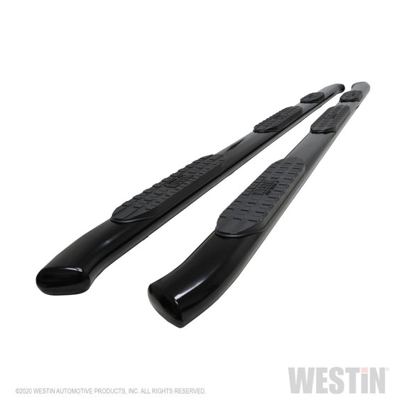 Westin 2020 Chevy Silverado 2500/3500 Double Cab (8ft Bed) PRO TRAXX 5 Oval W2W Nerf Bars - Black 21-534755