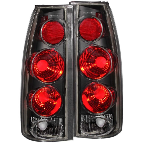 Anzo 211019 Black Clear 3D Style Tail Lights for C/K/Yukon/Suburban/Tahoe/Blazer 211019