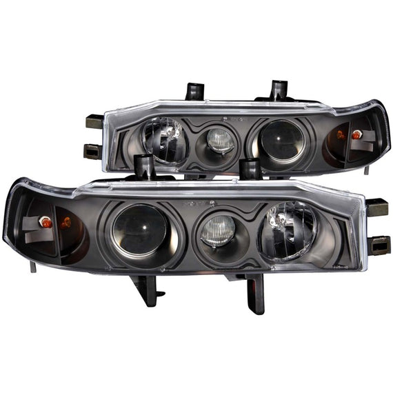 Anzo Headlights 121048 Projector W/ Halo Black Housing 1990-1993 Fits Accord 121048