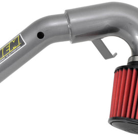 AEM 24-6108C Gray Aluminum Dual Chamber Intake System for 02-05 Civic Si 2.0L L4 24-6108C