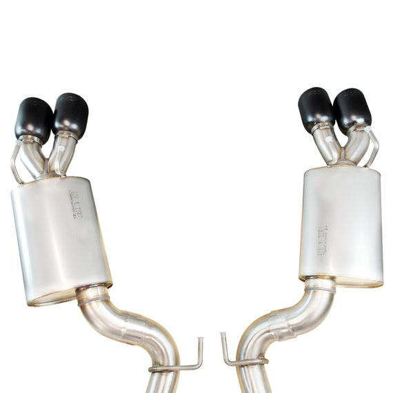 Kooks 10-15 Chevy Camaro SS/ZL1/1LE 3in Cat Back w/ 4in Slash Cut Black Tips 22504280