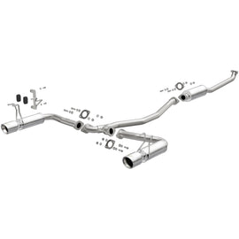 MagnaFlow 16-18 Honda Civic L4 2.0L Street Series Cat-Back Exhaust w/ Polished Tips 19313