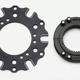 Wilwood Hub Kit-Splined Midget Axle Clamp-Dynamic 6 x 5.50 BC w/ T-Nuts (GEN II) 270-12634