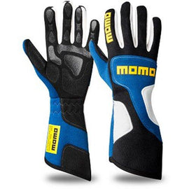 MOMO XTREME PRO GLOVESW/BLUE ACCENTS SMALL