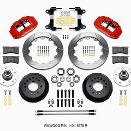 Wilwood Narrow Superlite 6R Front Hub Kit 12.88in Red 82-92 Camaro//Firebird 140-15278-R