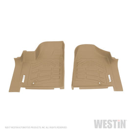 Westin 2012-2017 Dodge/Chrysler/Volkswagen Grand Caravan Wade Sure-Fit Floor Liners Front - Tan 72-130090