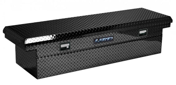 Lund Universal Aluminum Single Lid Cross Bed Box - Black 79100LP