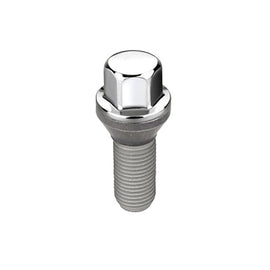 McGard HEX LUG BOLT BOX of 50 12X1.25 CONE SEAT, 17MM HEX, 22.0MM SHK-CHROME 69732