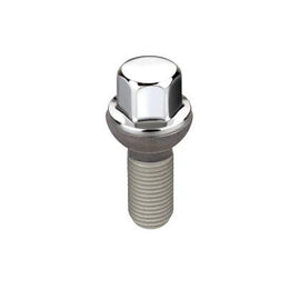 McGard HEX LUG BOLT BOX of 50 14X1.5 RADIUS SEAT, 17MM HEX, 35.4MM SHK-CHROME 69832