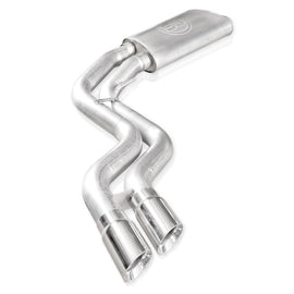 Stainless Works 2015-18 F-150 Exhaust X-Pipe Resonator Muffler Exits In Front Of Passenger Rear Tire FT15CBFT