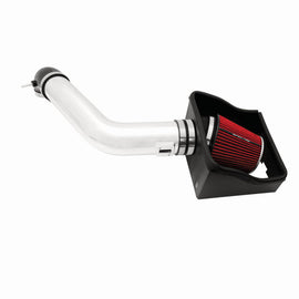 Spectre 09-10 Ford F150 V8-5.4L F/I Air Intake Kit - Polished w/Red Filter 9970