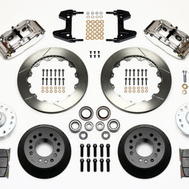 Wilwood Narrow Superlite 6R Front Hub Kit 12.88in Polished 74-80 Pinto/Mustang II Disc Spindle only 140-9801-P