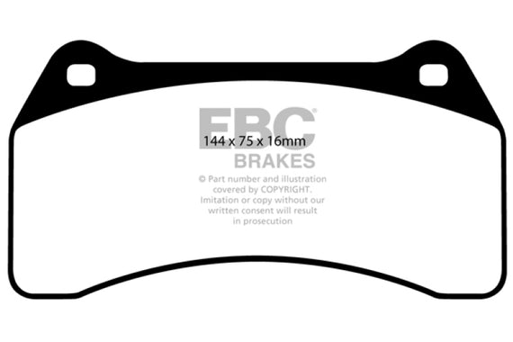 EBC 03-06 Jaguar XJR 4.2 Supercharged Yellowstuff Front Brake Pads DP41462R