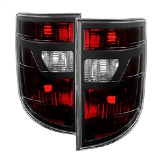 xTune Honda Ridgeline Pickup 06-08 OEM Style Tail Lights Red Smoked ALT-JH-HRID06-OE-RSM 9033193