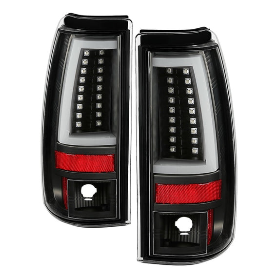 Spyder 99-02 GM Silverado (Does Not Fit Stepside) LED Tail Lights -All Black ALT-YD-CS99V2-LED-BKV2 5085870