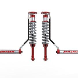 aFe Sway-A-Way 10-14 F150/Raptor 6.2L 2.5 Front Coilover Kit w/ Remote Reservoirs and Compr Adjuster 301-5600-10-CA
