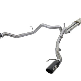 AFE 2017-2020 FORD SVT RAPTOR CATBACK EXHAUST SYSTEM DUAL REAR EXIT BLACK TIPS 49-43045-B