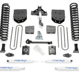 Fabtech 05-07 Ford F250 4WD w/o Factory Overload 6in Basic Sys w/Perf Shks K2010
