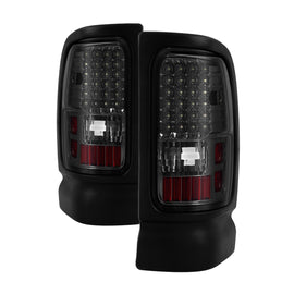 Spyder-LED-SM - Black/Smoke LED Tail Lights For 94-02 Dodge Ram #5012807 5012807