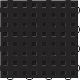 WEATHERTECH TECHFLOOR 12" X 12" TILE BLACK/BLACK 51T1212 BK-BK