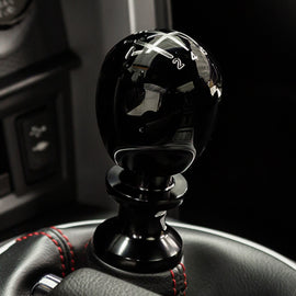 Raceseng Slammer Shift Knob (Gate 1 Engraving) Mini R55-R60 / F54-F57 Adapter - Black Gloss 08211BG-08011-081204