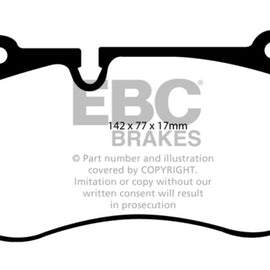 EBC 12-13 Mercedes-Benz S350 3.0 TD Greenstuff Front Brake Pads DP21943