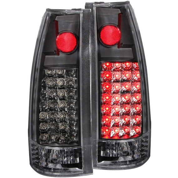 Anzo 311006 Black LED Tail Lights for 88-98 Chevrolet/GMC C/K1500/2500 311006