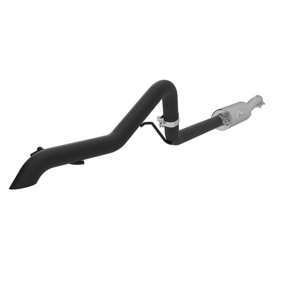 MBRP 2007-2009 Jeep Wrangler (JK) 3.8L V6 4 dr Off-Road Tail Pipe Muffler before Axle S5514BLK