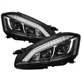 Spyder Mercedes W221 S Class 07-09 Headlights - HID Model Only - Black PRO-YD-MBW22107-HID-DRL-BK 5083890
