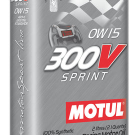 Motul 2L Synthetic-ester Racing Oil 300V SPRINT 0W15 104238