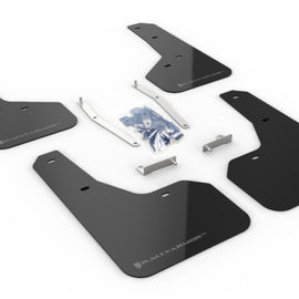 Rally Armor 19-21 Subaru Forester Black UR Mud Flap w/ Grey Logo MF52-UR-BLK/GRY