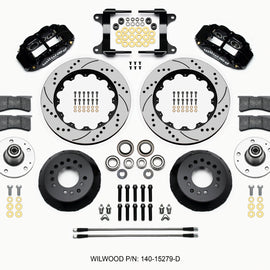 Wilwood Narrow Superlite 6R Front Hub Kit 14.00in Drilled 82-92 Camaro//Firebird 140-15279-D