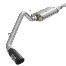aFe MACHForce XP Exhausts Cat-Back Black Tip 09-17 GM Silverado 1500 4.3/5.3L RegCab SB/LB 49-44072-B