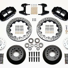 Wilwood Narrow Superlite 6R Front Hub Kit 12.88in Drilled 74-80 Pinto/Mustang II Disc Spindle only 140-9801-D